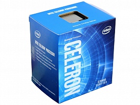 Процессор Intel® Celeron® G3900 BOX (TPD 51W, 2/2, Skylake-S, 2.80 GHz, 2Mb, LGA1151)