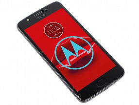 Смартфон Motorola MOTO E  XT1762 5" HD IPS/1280х720/MediaTek MT6737 1,3Ghz/2GB/16GB/LTE/WiFi/BT/SD/8MP/Fingerprint sensor/Android 7.0/Iron Grey 
