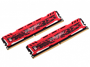 Память DDR4 8Gb 2x4Gb (pc-19200) 2400MHz Crucial Ballistix Sport LT Red CL16 SRx8 BLS2C4G4D240FSE
