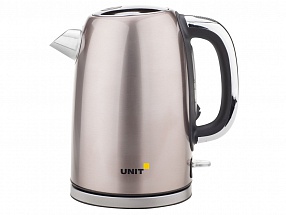 Чайник электрический UNIT UEK-264, цвет - Бронзовый металлик; сталь,  цветная эмаль,1.7л., 2000Вт.