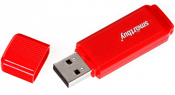 Внешний накопитель 16Gb USB Drive <USB2.0> Smartbuy Dock Red  (SB16GBDK-R)