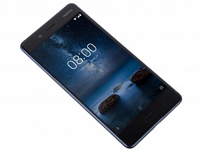 Смартфон Nokia 8 DS KIT POLISHED BLUE + JBL TA-1004 Qualcomm Snapdragon 835/5.3" (2560x1440)/3G/4G/4Gb/64Gb/13Mp+13Mp/Android 7.1