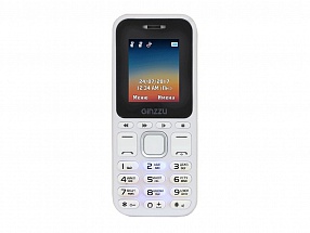 Мобильный телефон Ginzzu M102D mini White 32 Mb/1.8" (128 x 160)/DualSim