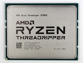 Процессор AMD Ryzen Threadripper 2970WX WOF (BOX without cooler)  250W, 24C/48T, 4.2Gh(Max), 76MB(L2+L3), sTR4  (YD297XAZAFWOF)