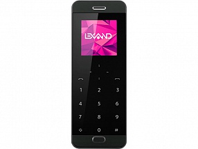 Tелефон LEXAND BT1 STEEL (черный) Slim/2SIM/FM/BT/MP3/фонарик/5000мАч