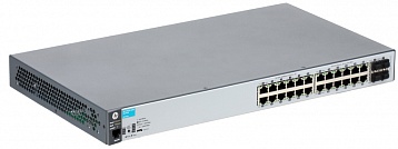 Коммутатор HP 2530-24G (J9776A) Managed, 24*10/100/1000 + 4 SFP, 19" 