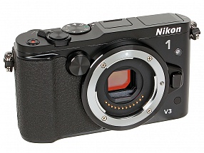 Фотоаппарат Nikon 1 V3 Black Body <18.4Mp, 3", 1080P, WiFi> (сменная оптика)