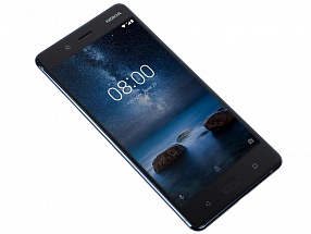 Смартфон Nokia 8 DS POLISHED BLUE Qualcomm Snapdragon 835/5.3" (2560x1440)/3G/4G/4Gb/64Gb/13Mp+13Mp/Android 7.1