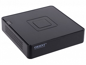 Видеорегистратор ORIENT HVR-8204H Гибридный регистратор (трибрид): 4xCVBS 960H/ 4xAHD-H 1080p/ 9xIP 1080p, синхронная запись звука, H.264/G.711A, ONVI