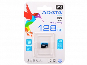 Карта памяти 128GB ADATA Premier A1 MicroSDHC UHS-I Class 10 90/25 MB/s 