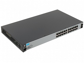 Коммутатор HP 2530-24G (J9856A) 24 x 10/100/1000 + 2 x SFP+, Managed, L2, virtual stacking, 19"