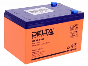 Аккумулятор Delta HR 12-51W 12V12Ah 