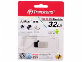 Внешний накопитель 32GB USB Drive  USB 2.0  Transcend 380S (TS32GJF380S)