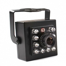Камера наблюдения Orient CS-700A с микрофоном, для установки внутри помещений, 1/3" CCD SONY Effio-E 960H 700TVL (ICX811+CXD4140), 3.6mm lens, IR 10LE