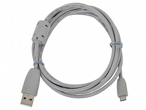 Кабель USB 2.0 AM/microB 5P (micro USB) 1.8м, 1 кольцо, Belsis BW1431