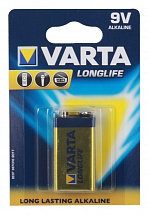 Батарейки VARTA Long Life 9V блистер 1 (10/50) 4122113411 