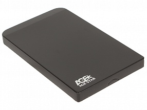 Внешний бокс HDD/SSD 2.5 AgeStar 3UB2O1 (BLACK) Корпус Black / Алюминий / USB 3.0 / USB 3.1 Gen 1 / SATA