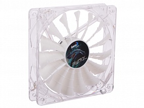 Вентилятор Aerocool Shark 14см "Great White Edition" (белая подсветка), 3+4 pin, 50 CFM, 800 RPM, 14.5 dBA