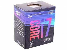 Процессор Intel® Core™ i7-8700 BOX <vPro, TPD 65W, 6/12, Base 3.2GHz - Turbo 4.6 GHz, 12Mb, LGA1151 (Coffee Lake)>