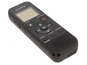 Диктофон Sony ICD-PX370 Цифровой диктофон, 4Гб, слот MS, чёрный