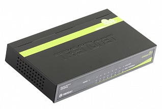 Коммутатор Trendnet TEG-S80DG 8-портовый 10/100/1000 Мбит/c гигабитный коммутатор (режим экономии электроэнергии до 30%) (внут адаптер питания)