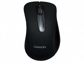 Мышь беспроводная CANYON CNE-CMSW2 (Wireless, Optical 800 dpi, 3 btn, USB), чёрный USB 