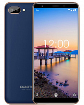 Смартфон Oukitel C11 3G Blue 4 Core (1.0GHz)/1GB/8GB/5.45" 960*480/5Mp/2Mp/2Sim/3G/BT/WiFi/GPS/Android Go