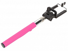 Монопод для селфи DEFENDER SM-02 Selfie Master розовый, проводной, 20-98 см