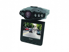 Автомобильный Видеорегистратор SUPRA SCR-800 Экран 2,5", матрица– 5.0 Мп, видео–1280x720, H.264/MOV, SD, SDHC до 32 Гб, АКБ 1000 мА/ч, ночной режим
