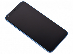 Смартфон LG Q7 LMQ610NA Blue 64Gb Qualcomm MTK 6750, 1.5 ГГц/5.5" (2160 x1080)/3G/4G/13Mp+8Mp/Android 8.1