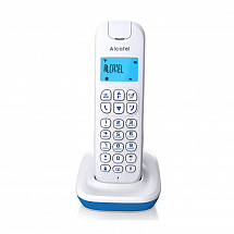 Телефон DECT ALCATEL E132 WHITE АОН, Caller ID 10, 10 мелодий, Спикерфон