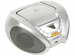 Аудиомагнитола SUPRA BB-CD122U Silver 