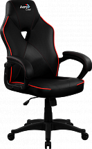 Игровое кресло Aerocool AC50C AIR Black Red , черно-красное, до 125 кг, ШxДxВ : 65x67.5x108-116см, газлифт класс 4 до 100 мм, механизм "Бабочка"