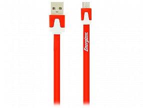 Кабель Energizer microUSB (кабель USB на microUSB ,длина 1м) Красный CMCRD2