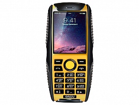 Защищенный Телефон GINZZU R41D черный/желтый 