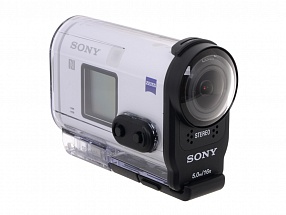 Action Видеокамера Sony HDR-AS200V {8.8Mpix, ExmorR, 170* Degree, WiFi} [HDRAS200V.AU2] с подводным боксом (SPK-AS2),  Adhesive Mount (VCT-AM1), Tripo