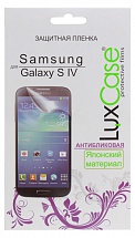 Защитная пленка LuxCase для Samsung Galaxy S IV i9505 (Антибликовая), 128х63 мм