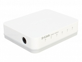 Коммутатор D-Link DGS-1005A/D1A Неуправляемый коммутатор с 5 портами 10/100/1000Base-T, функцией энергосбережения и поддержкой QoS