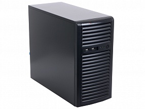 Корпус Supermicro CSE-731I-300B Mini-Tower chassis, up 4x3.5 Fixed, 2x5.25, PS 1x300W (Fixed); support motherboard 9.6x9.6"