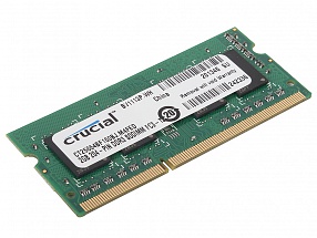 Память SO-DIMM DDR3 2Gb (pc-12800) 1600MHz Crucial (CT25664BF160BJ) 