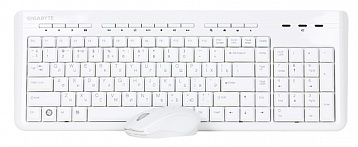 Клавиатура + Мышь Gigabyte KM7580 White Wireless 