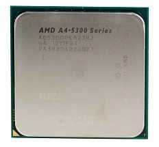 Процессор AMD A4 5300 OEM <65W, 2core, 3.6Gh(Max), 1MB(L2-1MB), Trinity, FM2> (AD5300OKA23HJ)