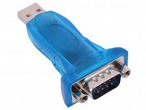 ORIENT UAS-012, адаптер USB Am to RS232 DB9M (WCH CH340, поддерж.Win 8.x/10), крепеж разъема - гайки