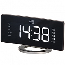 Часы с радиоприемником MAX CR-2915 Цвет дисплея - белый, Регулировка яркости дисплея, FM радио (87.5-108МГц), 4 независимых будильника.