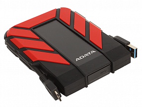 Внешний жесткий диск 1Tb Adata HD710P AHD710P-1TU31-CRD черно-красный (2.5" USB3.0)