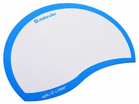 Коврик для  мыши Defender  пластиковый Ergo opti-laser Blue (синий) 215х165х1.2 мм 