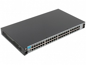 Коммутатор HP 2530-48G (J9855A) 48 x 10/100/1000 + 2 x SFP+, Managed, L2, virtual stacking, 19"
