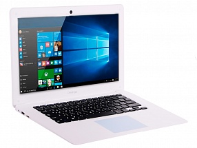 Ноутбук Prestigio SmartBook 141A03 Atom Z3735F (1.83)/2GB/32GB SSD/14.1" 1366x768/Int:Intel HD/DVD нет/BT/Win10 White