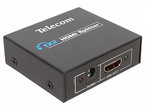 Разветвитель HDMI 1= 2 Telecom   TTS5010 , каскадируемый , 1.4v+3D