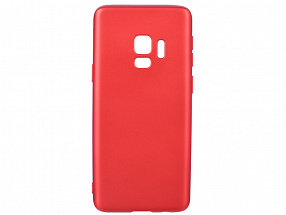 Чехол Deppa Case Silk для Samsung Galaxy S9, красный металлик